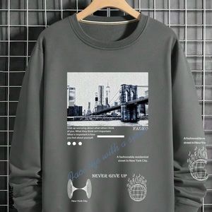 Men’s graphic print sweatshirt